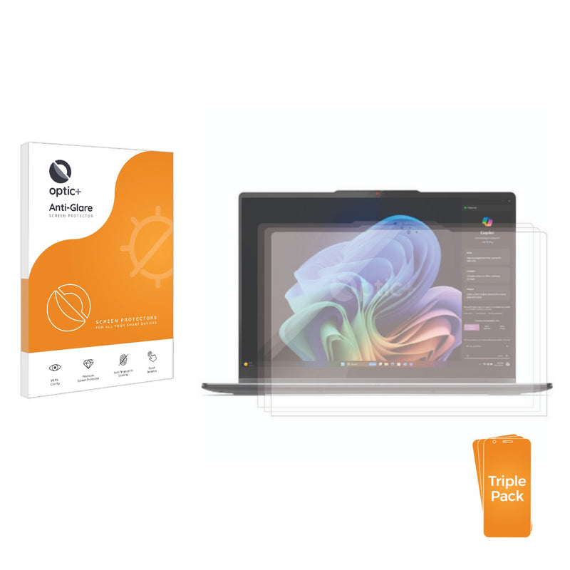 3-pack of Anti-Glare Screen Protectors for Lenovo Yoga 7 2-in-1 16ILL10