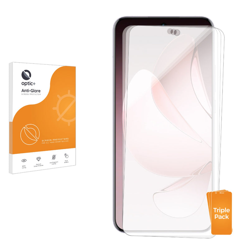 3-pack of Anti-Glare Screen Protectors for Oppo Reno 13 Pro