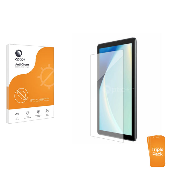 3pk Optic+ Anti-Glare Screen Protectors for Blackview Tab 50 WiFi