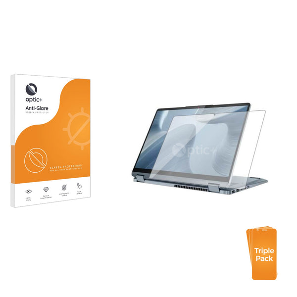 3pk Optic+ Anti-Glare Screen Protectors for Lenovo IdeaPad Flex 5 14 Gen 7