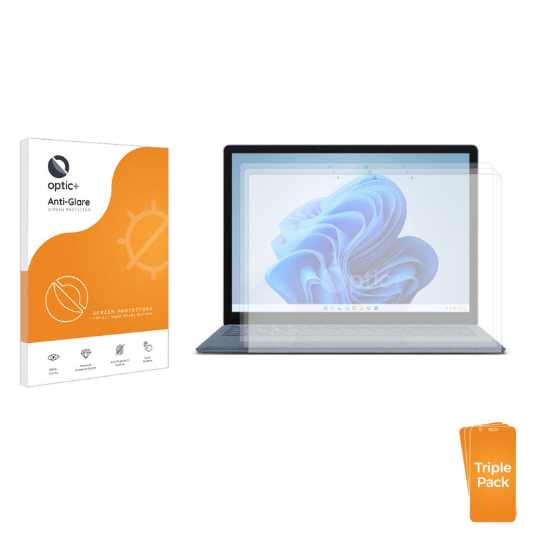 3-pack of Anti-Glare Screen Protectors for Microsoft Surface Laptop 13"