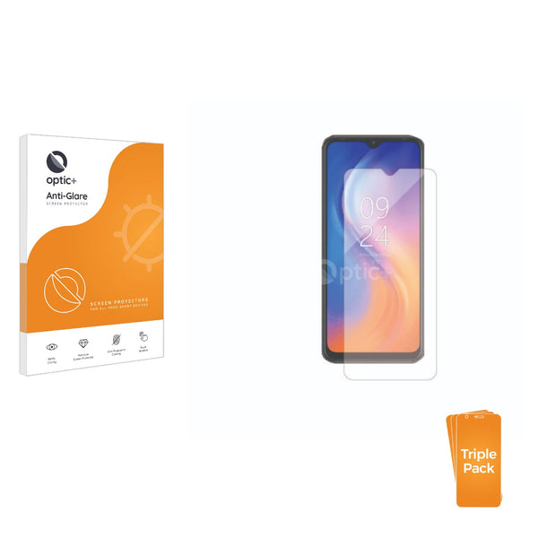 3pk Optic+ Anti-Glare Screen Protectors for Tecno Spark 7P