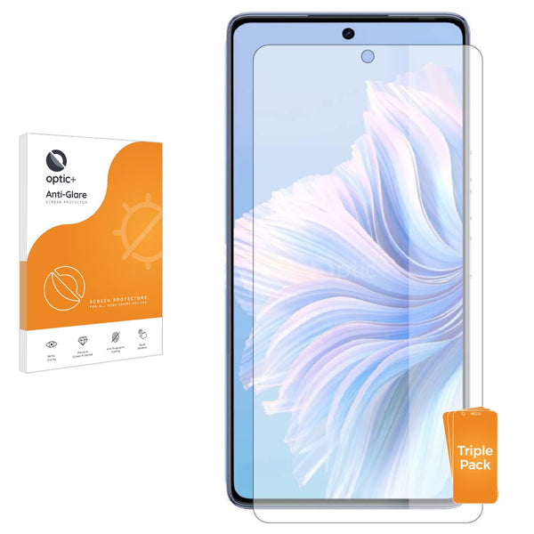 3pk Optic+ Anti-Glare Screen Protectors for Tecno Camon 20 Pro