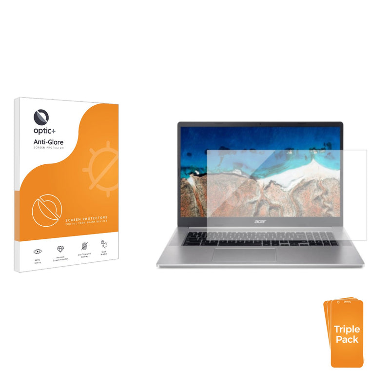 3-pack of Anti-Glare Screen Protectors for Acer Chromebook 317