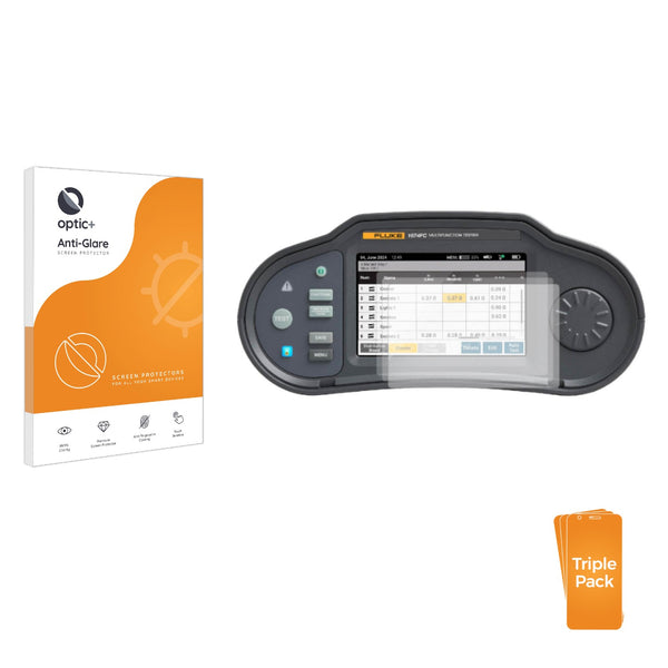 3-pack of Anti-Glare Screen Protectors for Fluke 1674 FC 