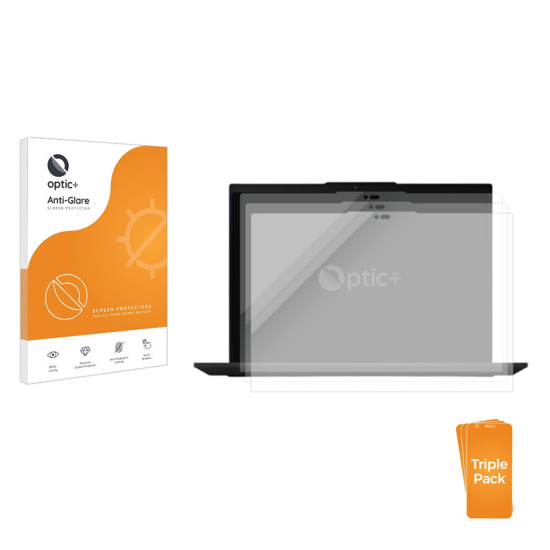 3-pack of Anti-Glare Screen Protectors for Lenovo ThinkPad L16 (Gen 2)