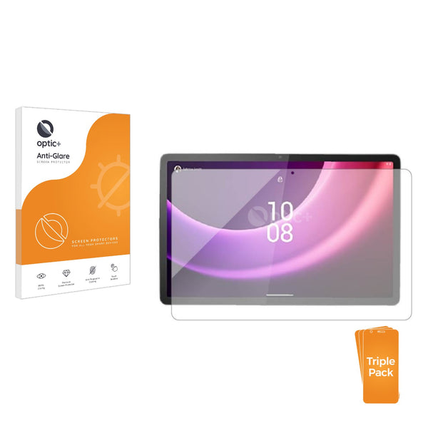 3pk Optic+ Anti-Glare Screen Protectors for Lenovo Tab  P11 Gen 2