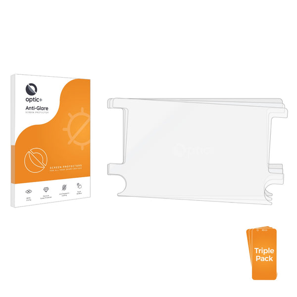 3pk Optic+ Anti-Glare Screen Protectors for Toyota Hilux SR 2022
