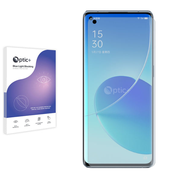 Optic+ Blue Light Blocking Screen Protector for Oppo Reno 6 Pro 5G