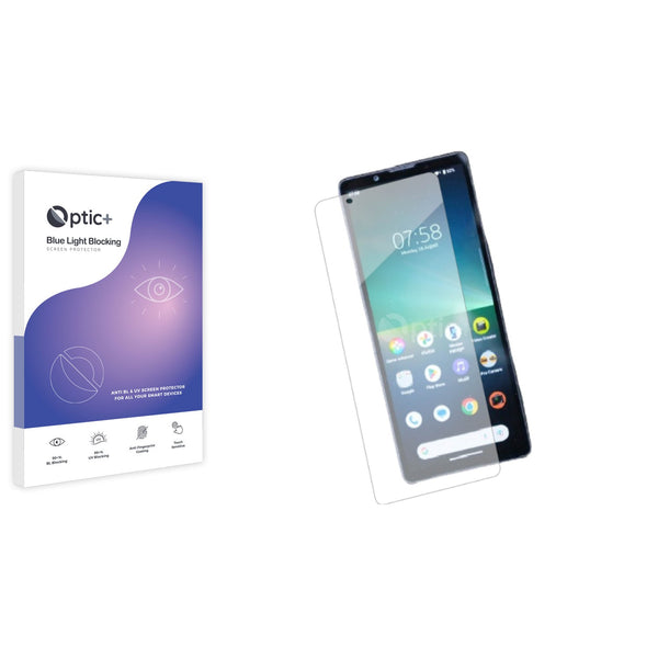 Optic+ Blue Light Blocking Screen Protector for Sony Xperia 5 V