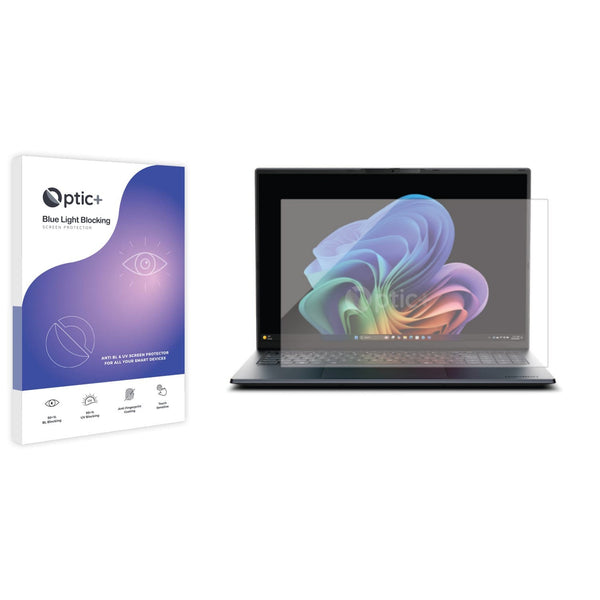 Blue Light Blocking Screen Protector for MEDION SPRCHRGD 16 S1 OLED.