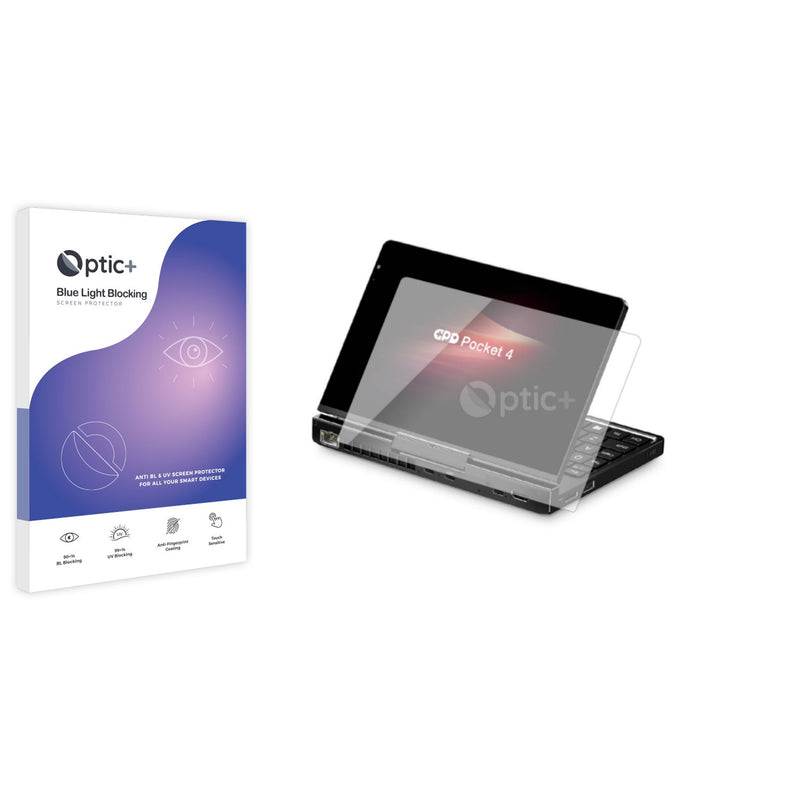 Blue Light Blocking Screen Protector for GPD Pocket 4.