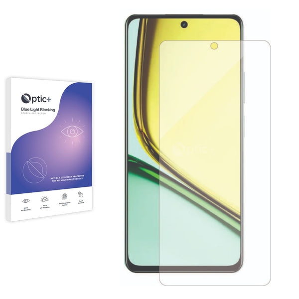 Optic+ Blue Light Blocking Screen Protector for realme C67