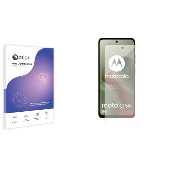 Blue Light Blocking Screen Protector for Motorola Moto G56.