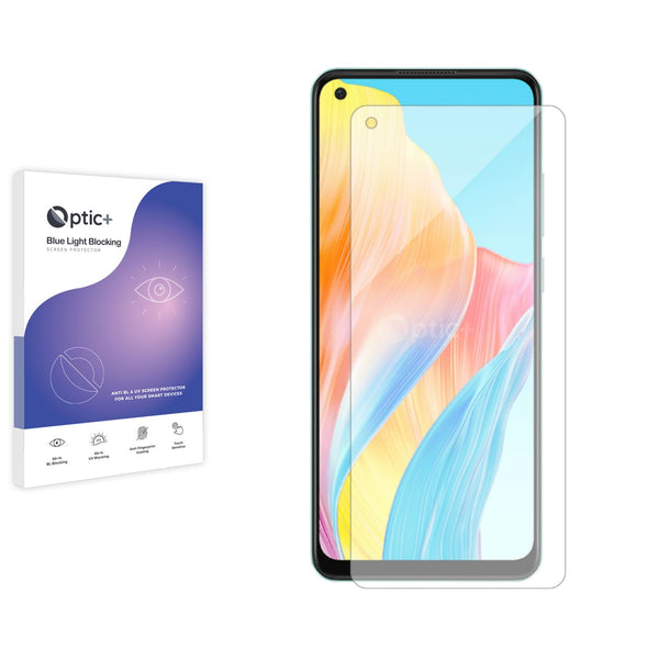 Optic+ Blue Light Blocking Screen Protector for Oppo A78 4G