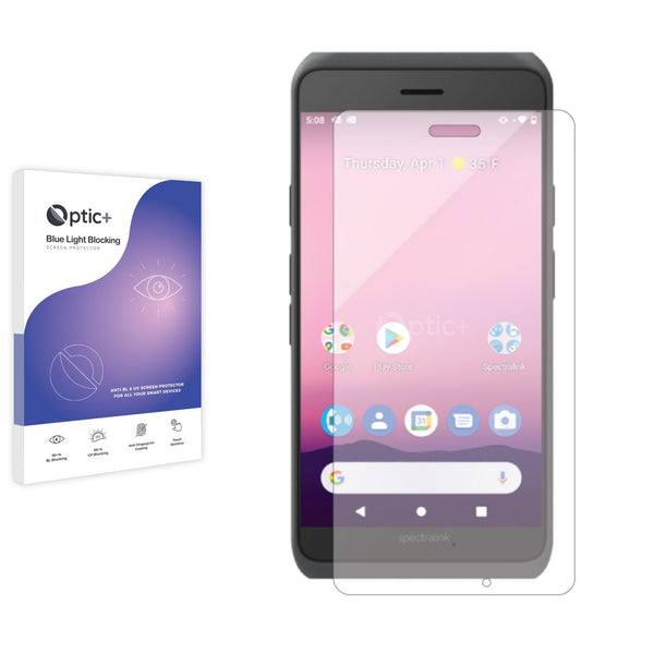 Optic+ Blue Light Blocking Screen Protector for Spectralink Versity 96 Series