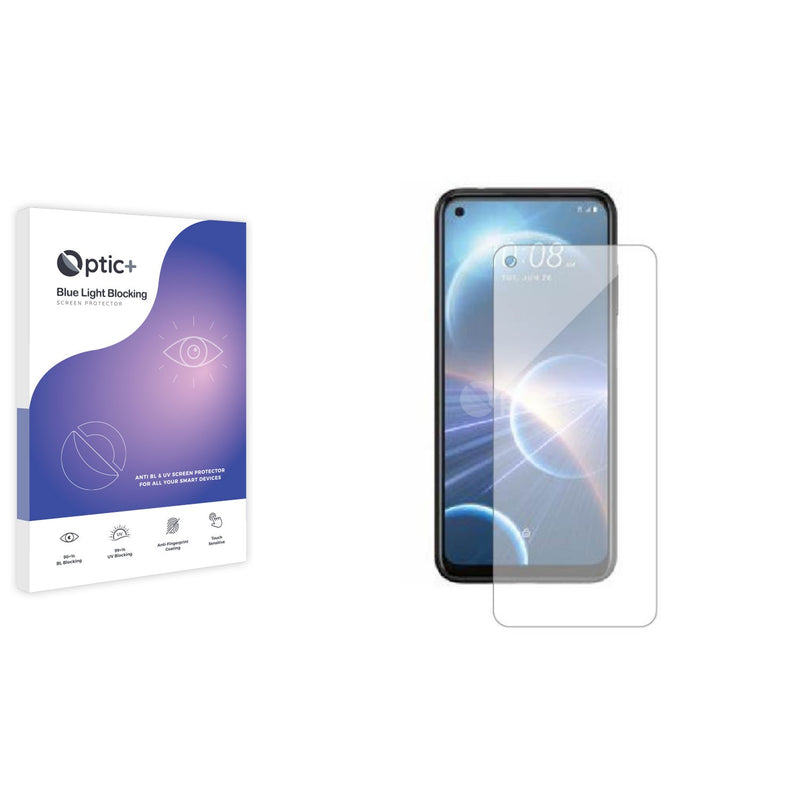 Blue Light Blocking Screen Protector for HTC Desire 22 Pro.