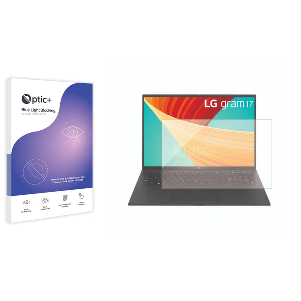 Optic+ Blue Light Blocking Screen Protector for LG gram 17 2024