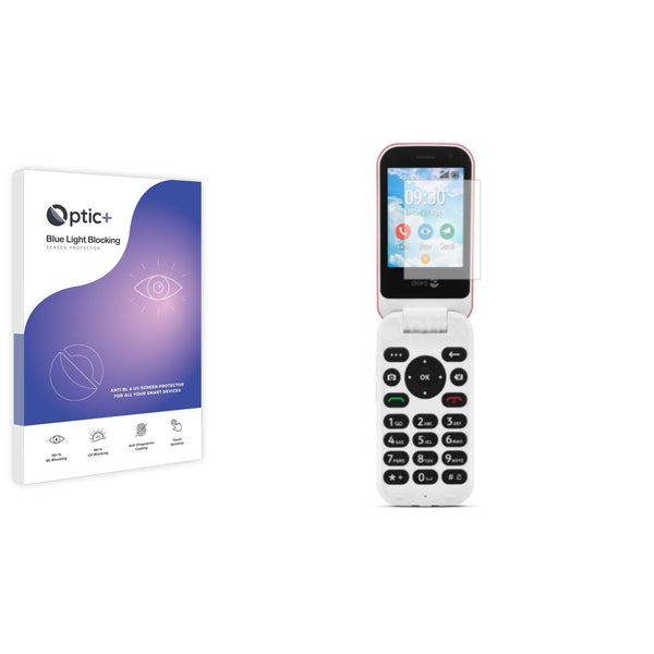 Optic+ Blue Light Blocking Screen Protector for Doro 7080