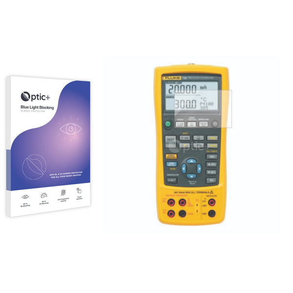 Optic+ Blue Light Blocking Screen Protector for Fluke 726 Precision Calibrator