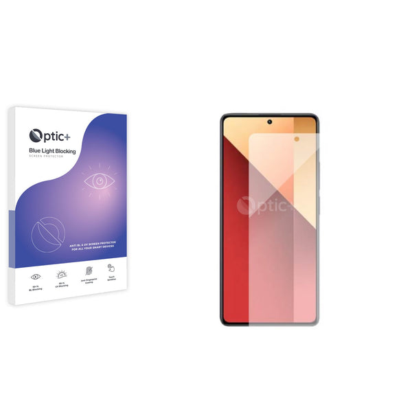 Optic+ Blue Light Blocking Screen Protector for Xiaomi Redmi Note 13 Pro 4G