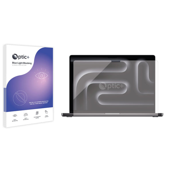 Optic+ Blue Light Blocking Screen Protector for Apple MacBook Pro 16" M3 2023