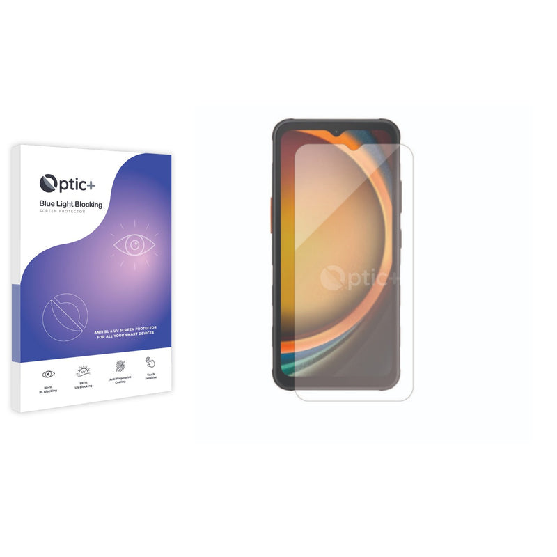 Blue Light Blocking Screen Protector for Samsung Galaxy XCover 7 Enterprise Edition.