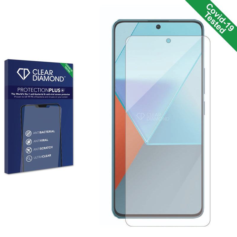 Clear Diamond Anti-viral Screen Protector for Xiaomi Redmi Note 13 5G