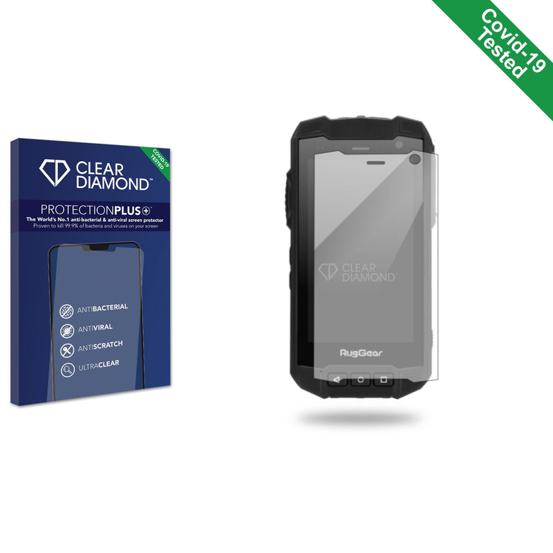 Clear Diamond Anti-viral Screen Protector for RugGear RG750