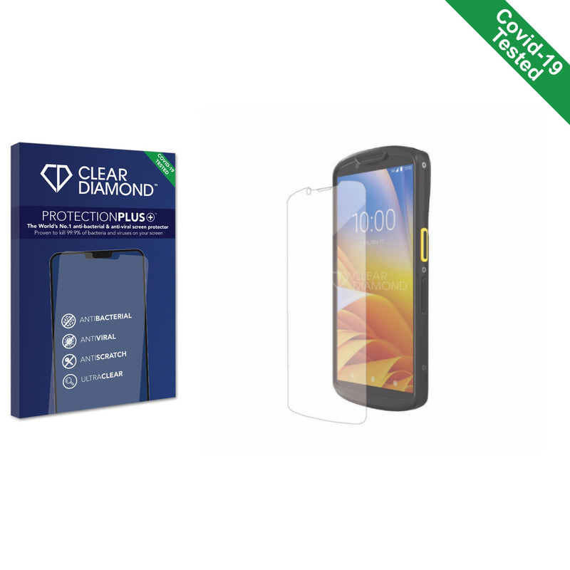 Clear Diamond Anti-viral Screen Protector for Zebra TC58e