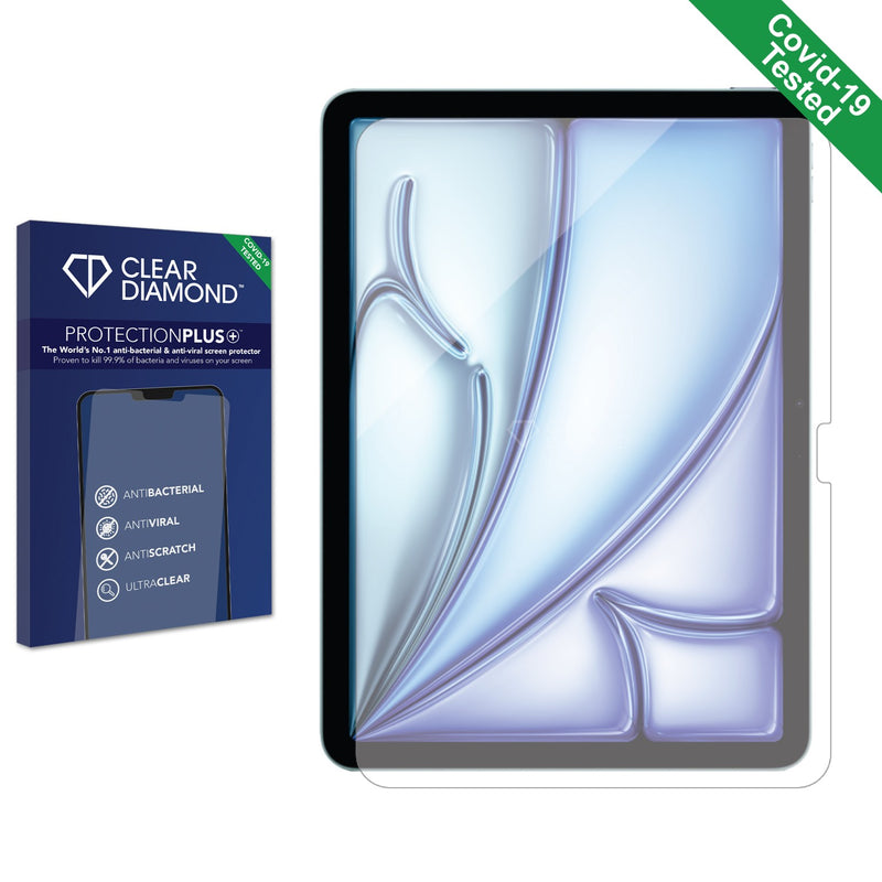 Clear Diamond Anti-viral Screen Protector for Apple iPad Air 11" 2024