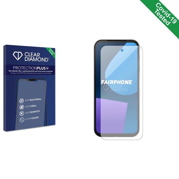 Clear Diamond Anti-viral Screen Protector for Fairphone 5