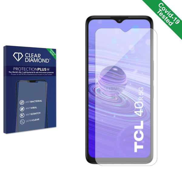 Clear Diamond Anti-viral Screen Protector for TCL 40 R