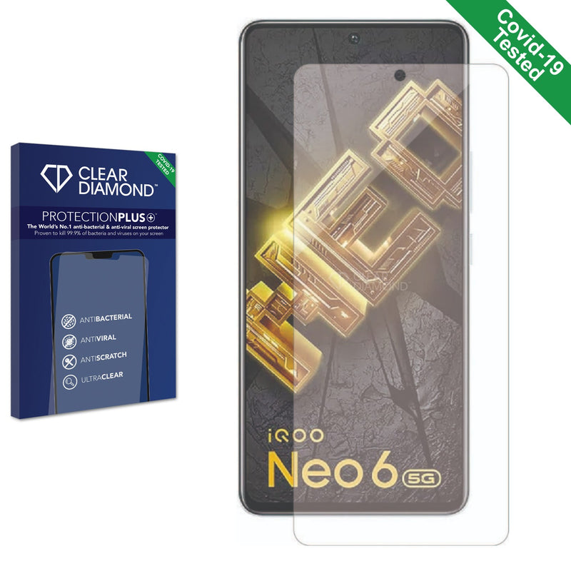 Clear Diamond Anti-viral Screen Protector for Vivo iQOO Neo 6