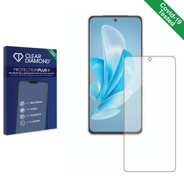 Clear Diamond Anti-viral Screen Protector for Vivo V30 Lite