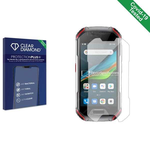 Clear Diamond Anti-viral Screen Protector for Unihertz Atom XL