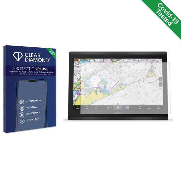 Clear Diamond Anti-viral Screen Protector for Garmin GPSMAP 8616