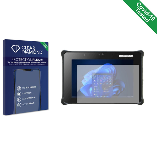 Clear Diamond Anti-viral Screen Protector for Durabook R8 Tablet