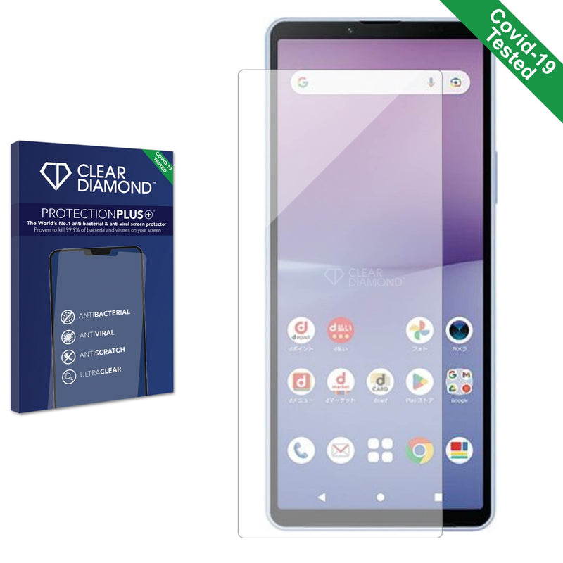 Clear Diamond Anti-viral Screen Protector for Sony Xperia 10 V