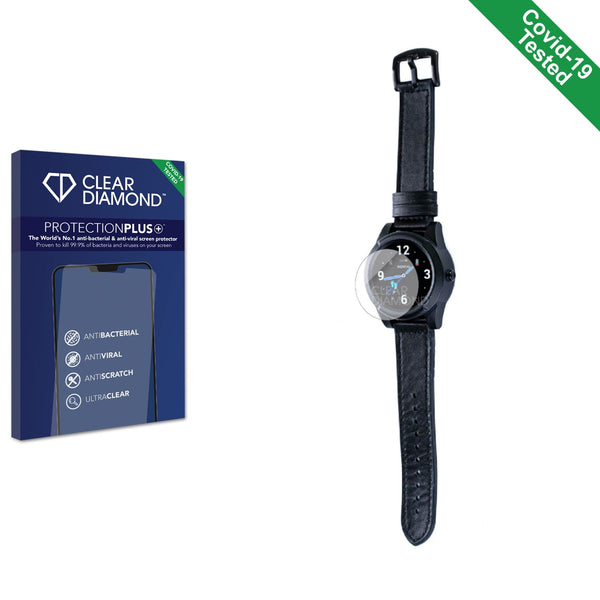 Clear Diamond Anti-viral Screen Protector for mobi-click LifeWatch SW101-5