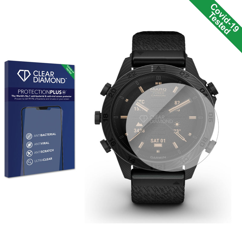 Clear Diamond Anti-viral Screen Protector for Garmin Marq Commander Gen 2