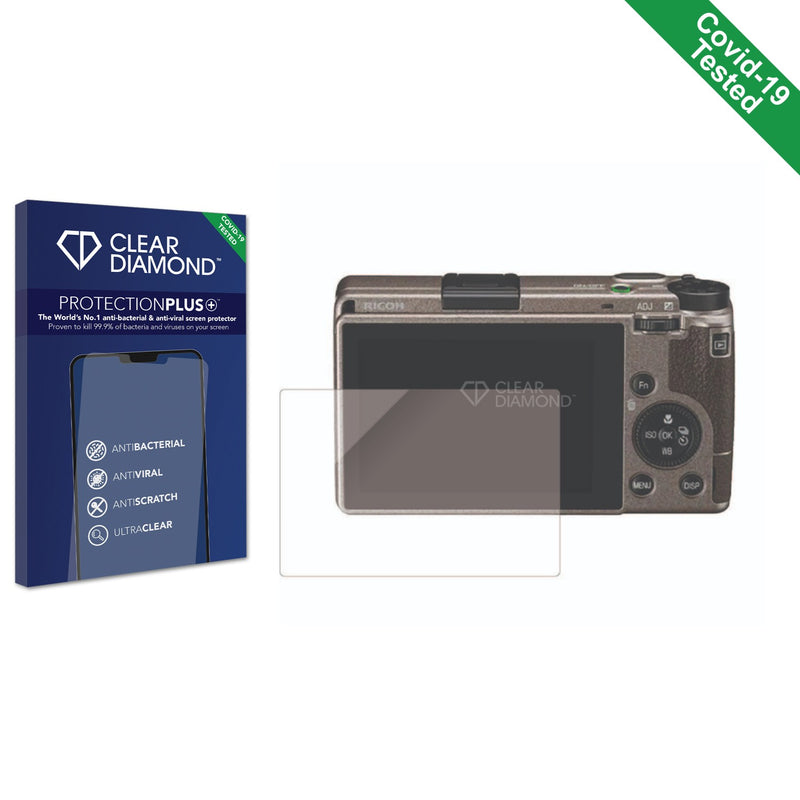 Clear Diamond Anti-viral Screen Protector for Ricoh GR IIIx HDF