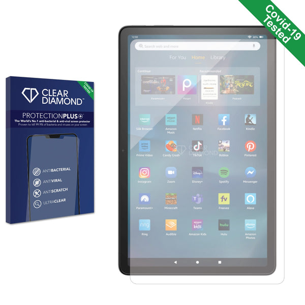 Clear Diamond Anti-viral Screen Protector for Amazon Fire Max 11
