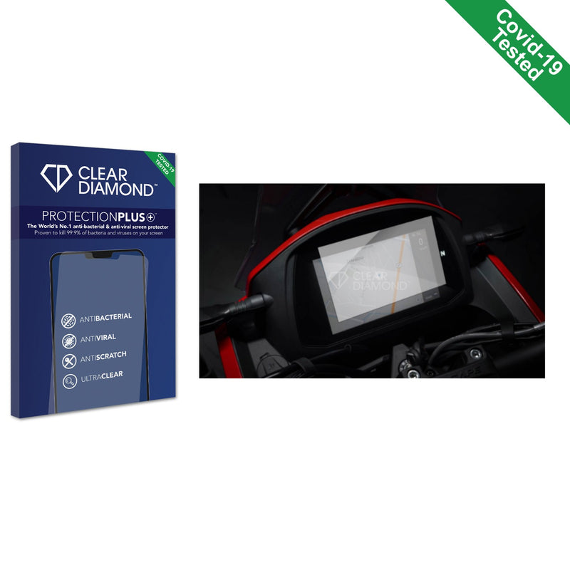 Clear Diamond Anti-viral Screen Protector for Moto Morini X-Cape 649