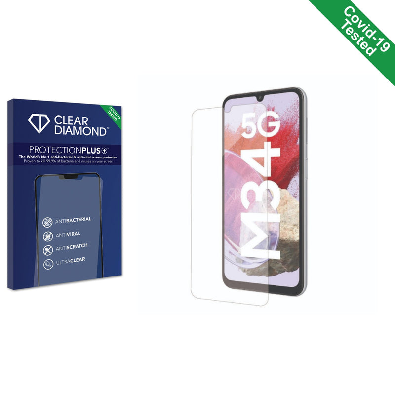 Clear Diamond Anti-viral Screen Protector for Samsung Galaxy M34