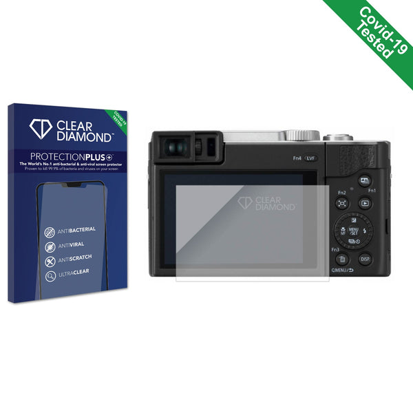 Clear Diamond Anti-viral Screen Protector for Panasonic Lumix DC-TZ95D Super Zoom