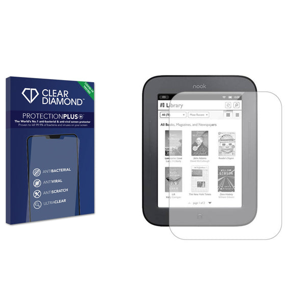 Anti-bacterial Screen Protector for Barnes & Noble Nook 9