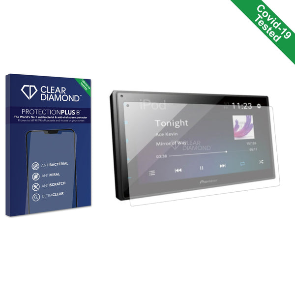 Clear Diamond Anti-viral Screen Protector for Pioneer DMH-A4450BT