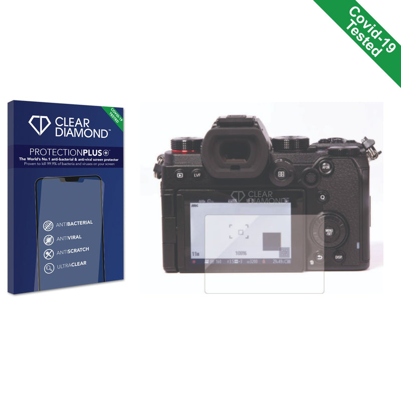 Clear Diamond Anti-viral Screen Protector for Panasonic Lumix DC-S5II