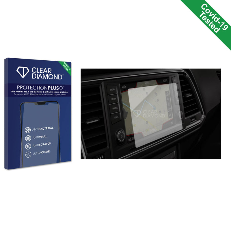 Clear Diamond Anti-viral Screen Protector for Seat Cupra Ateca 2019